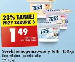 Biedronka Serek homogenizowany Tutti 150 g oferta