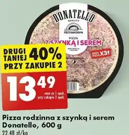 Biedronka Pizza rodzinna z szynką i serem Donatello 600 g oferta