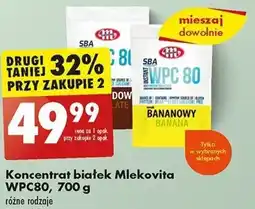 Biedronka Koncentrat białek Mlekovita WPC80, 700 g oferta