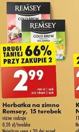 Biedronka Herbatka na zimno Remsey, 15 torebek oferta
