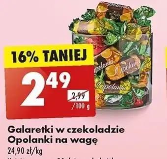 Biedronka Galareki w czekoladzie Opolanki na wagę oferta