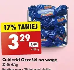 Biedronka Cukierki Grześki na wagę oferta
