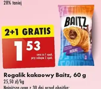 Biedronka Rogalik kakaowy Baitz, 60 g oferta