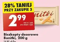 Biszkopty deserowe Bonitiki 200 g