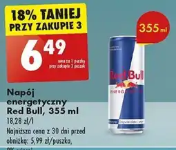 Biedronka Napój energetyczny Red Bull 355 ml oferta