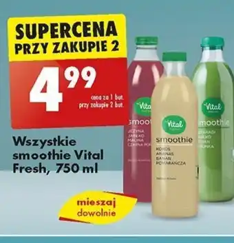 Biedronka Smoothie Vital Fresh 750 ml oferta