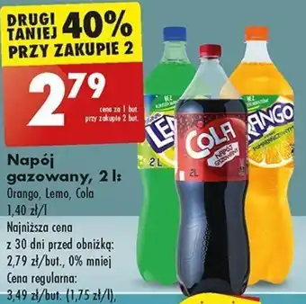 Biedronka Napój gazowany 2 l oferta