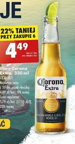 Biedronka Piwo Corona Extra 330 ml oferta