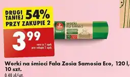 Biedronka Worki na śmieci Fala Zosia Samosa Eco 120 l oferta