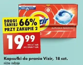 Biedronka Kapsułki do prania Vizir 18 szt. oferta