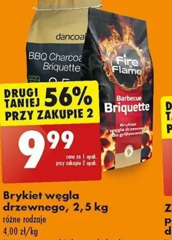Biedronka Brykiet węgla drzewnego 2,5 kg oferta
