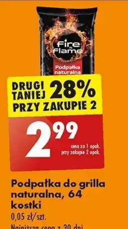 Biedronka Podpałka do grilla naturalna 64 kostki oferta