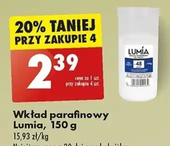 Biedronka Wkład parafinowy Lumia 150 g oferta