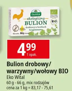 E.Leclerc Bulion ekologiczny wołowy w kostkach Ekowital oferta