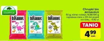 Carrefour Market Chrupki kukurydziane bezglutenowe sól morska Biosaurus oferta