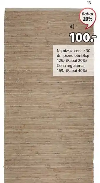 JYSK dywan oferta
