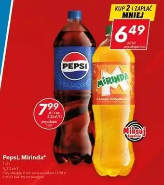 Lewiatan Pepsi, Mirinda oferta