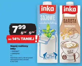 Netto Napój owsiany barista Inka Owsiane oferta