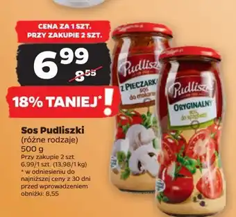 Netto Sos do spaghetti oryginalny Pudliszki oferta