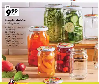 Biedronka Słoik do przetworów z zakrętką 900 ml oferta