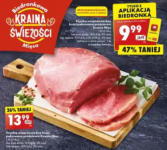 Biedronka Szynka wieprzowa Kraina Mięs oferta