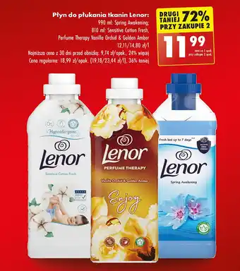 Biedronka Płyn do płukania gold orchid Lenor Parfumelle oferta