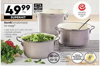 Biedronka Garnek emaliowany 5.8 l 24 cm Emalia Olkusz oferta
