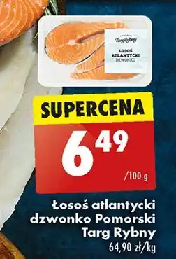 Biedronka Łosoś atlantycki dzownko Pomorski Targ Rybny oferta