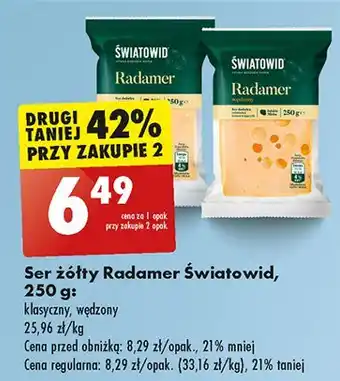 Biedronka Ser radamer Światowid oferta