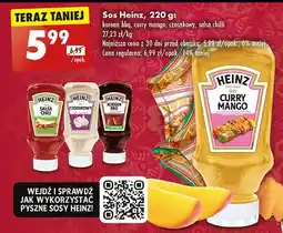 Biedronka Sos curry mango Heinz oferta