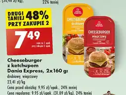 Biedronka Cheeseburgery wieprzowe Danie Express oferta