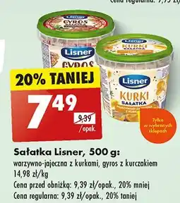 Biedronka Sałatka gyros Lisner O Mamo! oferta