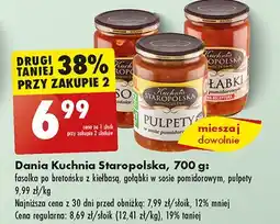 Biedronka Pulpety w sosie pomidorowym Kuchnia Staropolska oferta