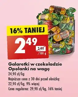 Biedronka Galaretki w czekoladzie Odra Opolanki oferta