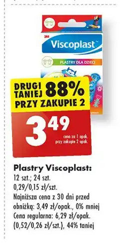 Biedronka Plastry dla dzieci Viscoplast oferta