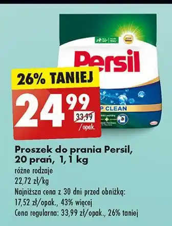 Biedronka Proszek do prania deep clean Persil oferta