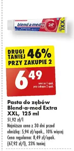 Biedronka Pasta do zębów krauter clean Blend-A-Med oferta