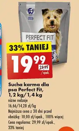Biedronka Karma dla psa poniżej 10 kg adult 1+ Perfect Fit oferta