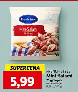 Lidl Mini salami klasyczne French Style oferta