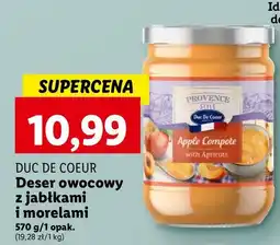 Lidl Deser owocowy z jabłkami i morelami Duc De Coeur oferta