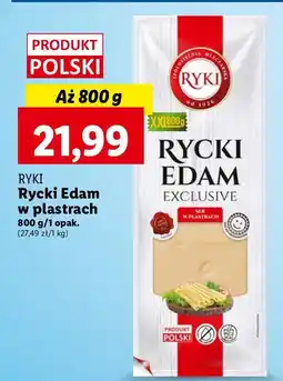 Lidl Ser rycki edam Ryki oferta
