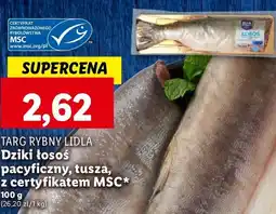 Lidl Łosoś pacyficzny tusza Targ Rybny Lidla oferta