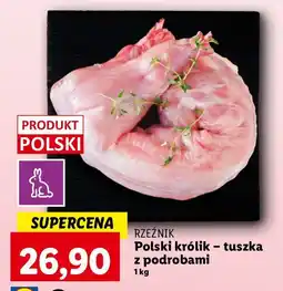 Lidl Królik tusza bez antybiotyków Rzeźnik Codzienna Dostawa oferta