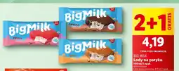 Lidl Lód fruit Algida Big Milk oferta