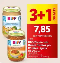 Lidl Makaron z łososiem marchewką i brokułami Hipp oferta