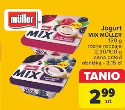 Carrefour Jogurt malina- jeżyna Muller Mix oferta