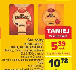 Carrefour Ser królewski plastry Sierpc oferta