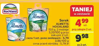 Carrefour Serek z ziołami Hochland Almette oferta