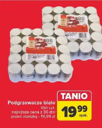 Carrefour Podgrzewacze białe oferta