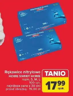 Carrefour Rękawice nitrylowe l Home Sweet oferta